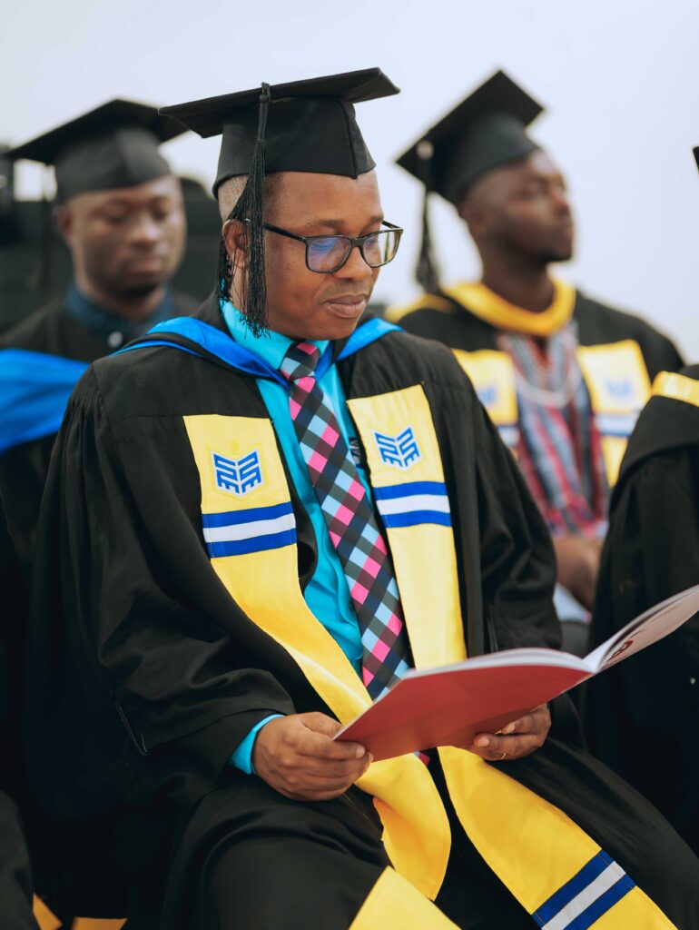 students at the ceremony